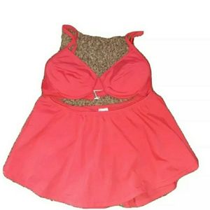 Islander 2 PC Women's Bikini Skirt bottom Halter 8